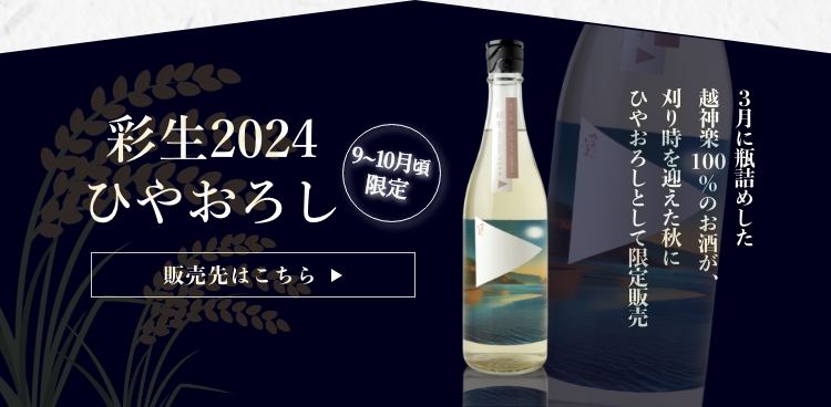 9～10月限定　彩生saisei